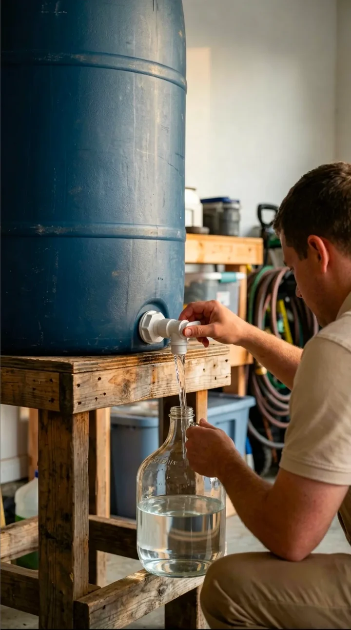 Sistema familiar de almacenamiento y purificación de agua