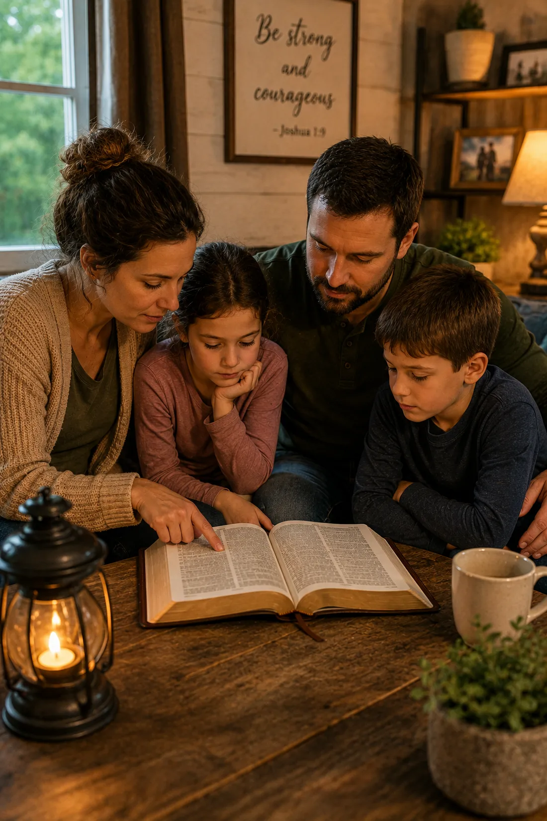 Open Bible representing truth revealed through scripture and understanding